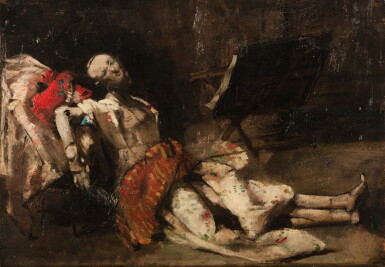 View full screen - View 1 of Lot 152. Attributed to Léon-Joseph-Florentin Bonnat | Mannequin d'atelier.