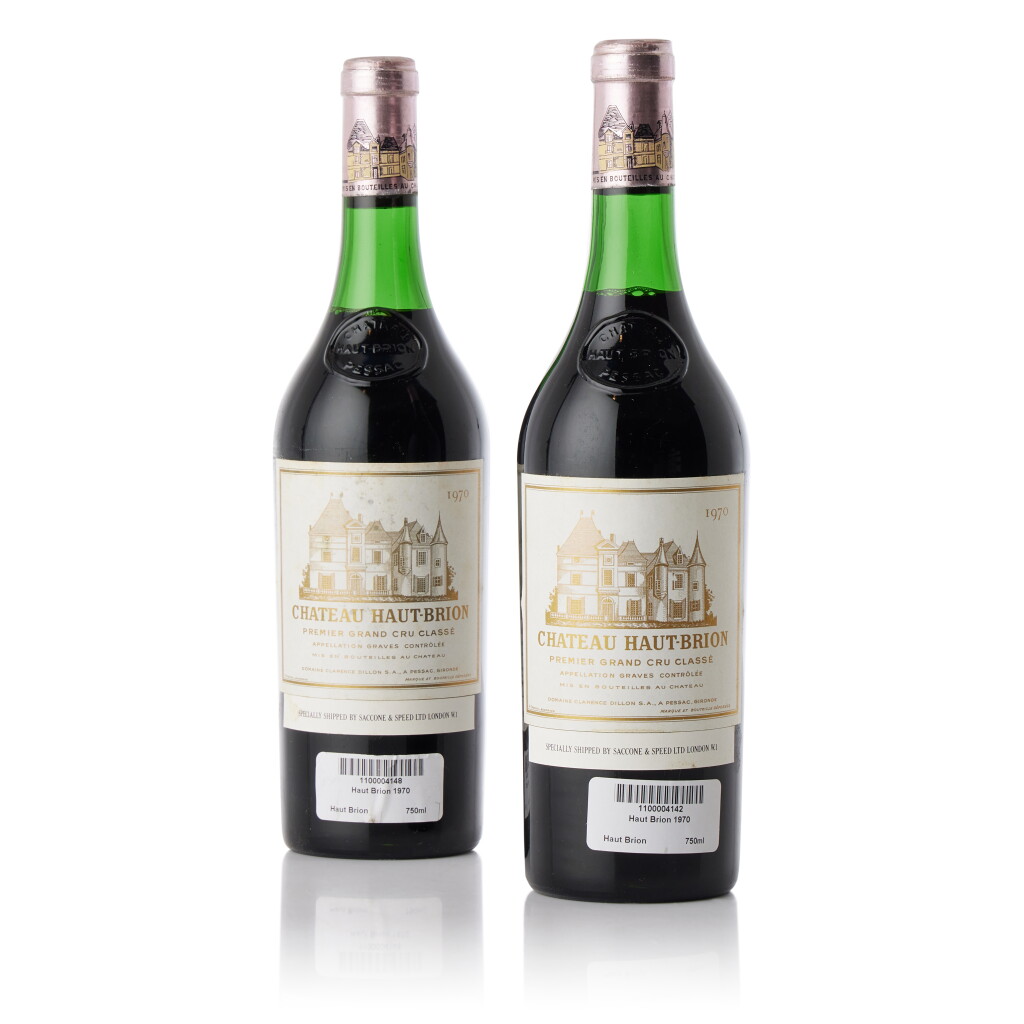 View full screen - View 1 of Lot 6215. Château Haut Brion 1970 (6 BT).