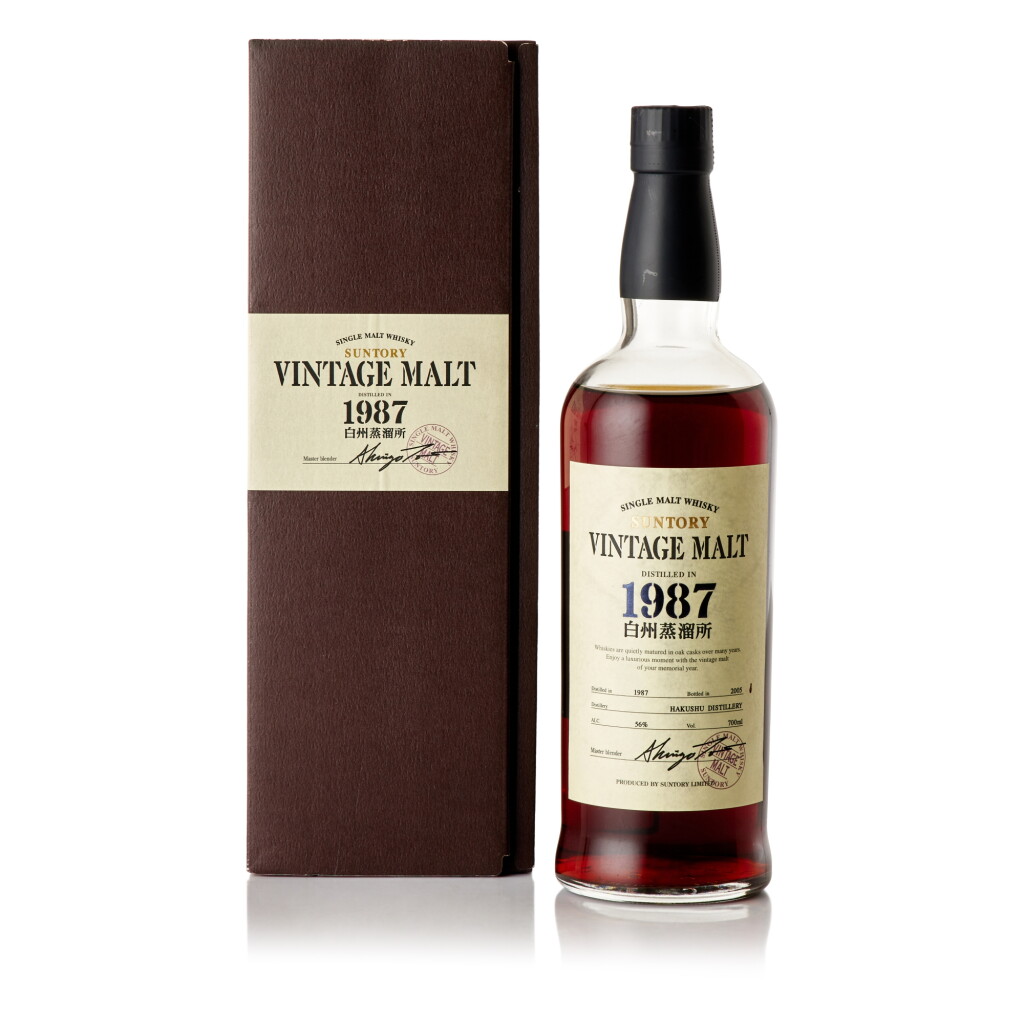 View full screen - View 1 of Lot 8172. 白州 The Hakushu Vintage Malt 56.0 abv 1987 (1 BT70).