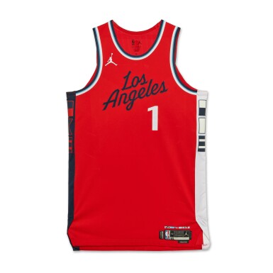 View full screen - View 1 of Lot 8. James Harden Los Angeles Clippers 2025 NBA Playoffs Western Conference Round 1 Game Worn Statement Edition Jersey | Game 1 | Double-Double.