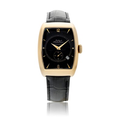 View full screen - View 1 of Lot 8203. Aerodyn Chronometre | A yellow gold wristwatch with date, Circa 2000 | Aerodyn Chronometre | 黃金腕錶,備日期顯示,約2000年製.