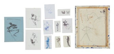 View full screen - View 1 of Lot 433. Untitled (Twelve Drawings).