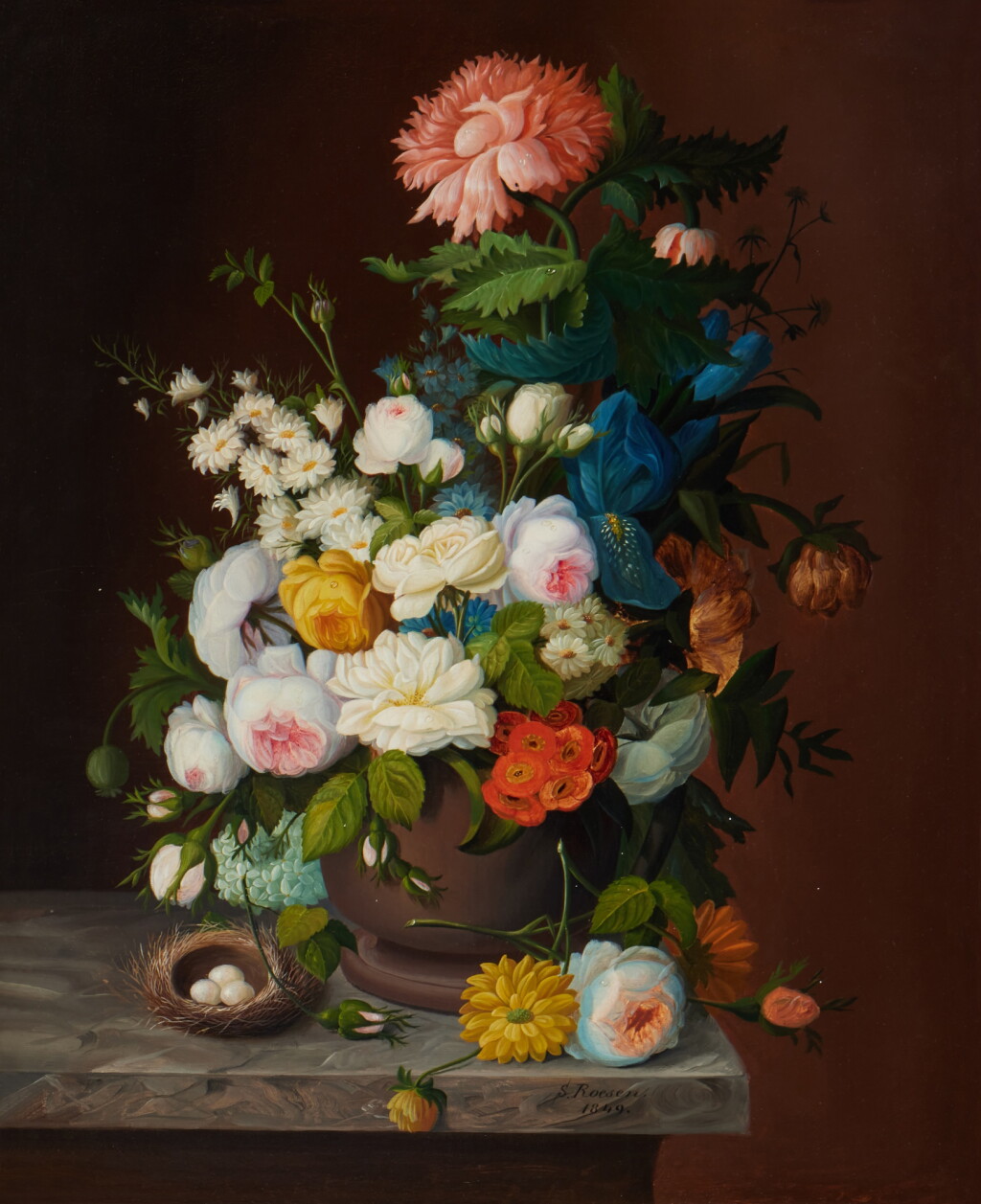 View full screen - View 1 of Lot 20. Still Life with Flowers.