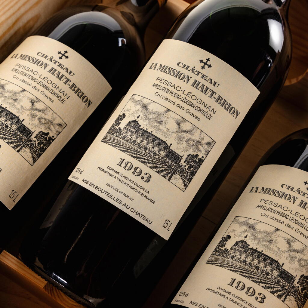 View full screen - View 1 of Lot 70. Château La Mission Haut-Brion 1993 (6 MAG).
