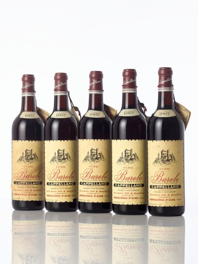 View full screen - View 1 of Lot 6344. Barolo 1967 Giuseppe Cappellano (5 BT) .