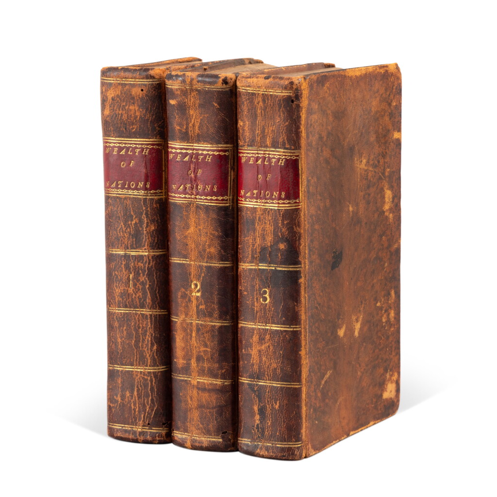View full screen - View 1 of Lot 1084. Smith, Adam | First American edition of "The Wealth of Nations".