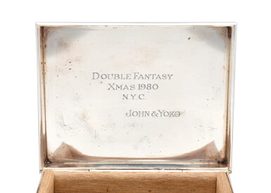 View full screen - View 1 of Lot 112. John Lennon & Yoko Ono | cigarette box, 1980.