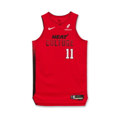View full screen - View 1 of Lot 173. Jaime Jaquez Jr. Miami Heat 2024-2025 Game Issued City Edition Jersey .