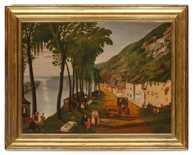 View full screen - View 1 of Lot 43. Village Along Schuylkill River.