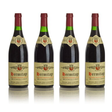 View full screen - View 1 of Lot 304. Hermitage Rouge 1989 Jean-Louis Chave (12 BT).