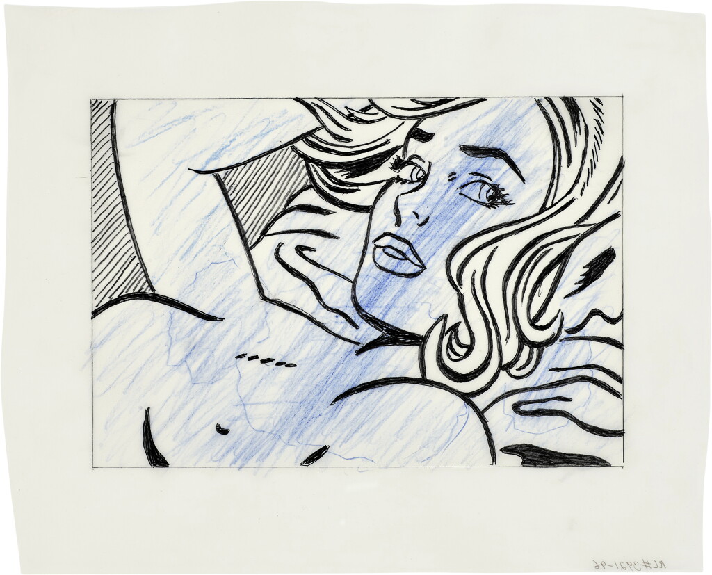 View full screen - View 1 of Lot 10. Seductive Girl (Study).