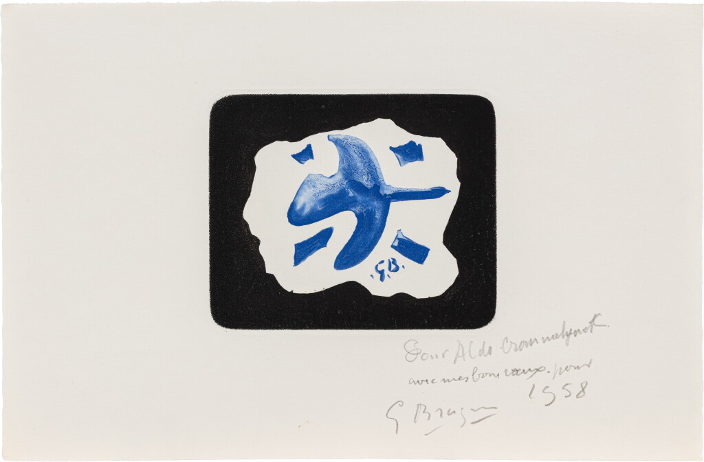 View full screen - View 1 of Lot 324. Carte de voeux de la Galerie Aimé Maeght.
