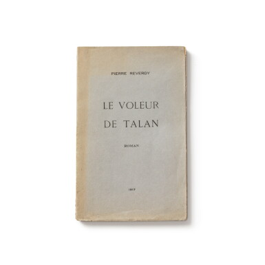 View full screen - View 1 of Lot 214. Le Voleur de Talan, 1917. Édition originale. Broché. Un des 20 exemplaires sur Hollande..
