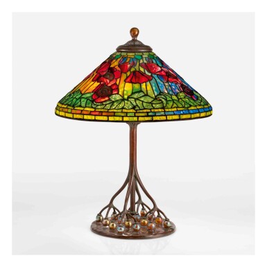 View full screen - View 1 of Lot 525. "Poppy" Table Lamp.