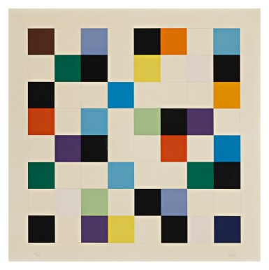 View full screen - View 1 of Lot 56. ELLSWORTH KELLY | COLORS ON A GRID (AXSOM 140).