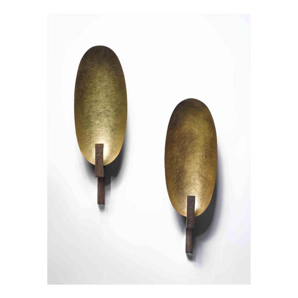 View full screen - View 1 of Lot 173. Pair of "Coque" Sconces.