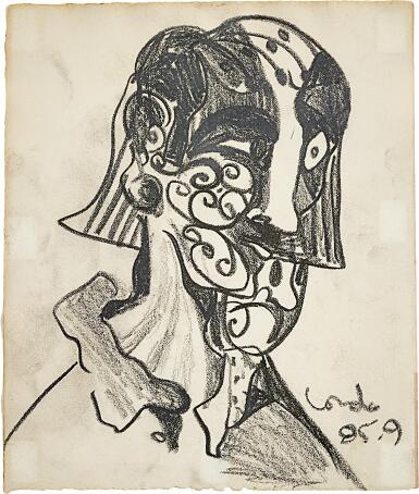 View full screen - View 1 of Lot 590. GEORGE CONDO 喬治・康多 | UNTITLED 無題.