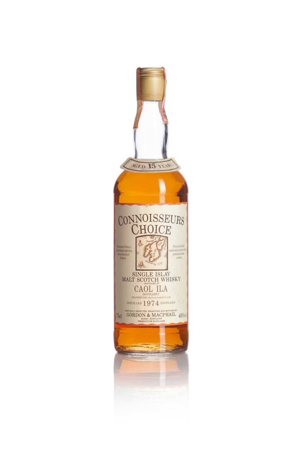 View full screen - View 1 of Lot 167. Caol Ila Gordon & MacPhail Connoisseurs Choice 15 Year Old 40.0 abv 1974 .