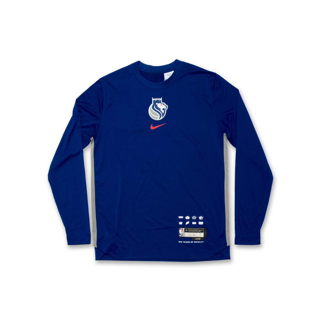 View full screen - View 1 of Lot 185. Jordan Ford Sacramento Kings 2023-24 Game Issued City Edition Warmup Set.