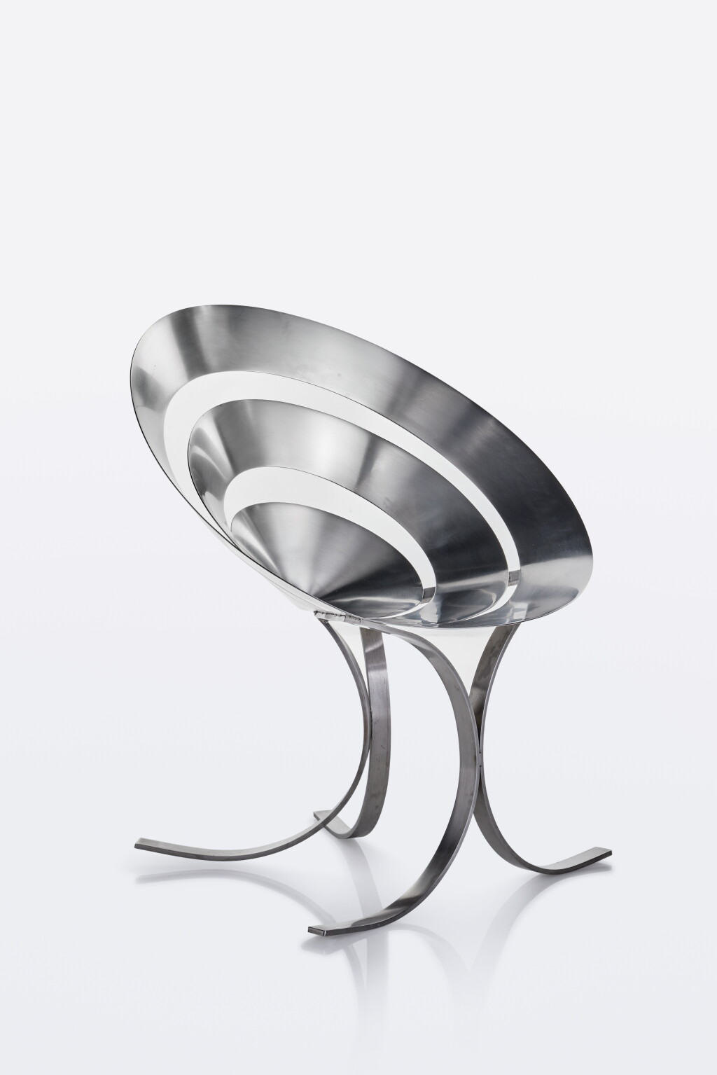 View full screen - View 1 of Lot 76. Maria Pergay, "Ring" Chair.
