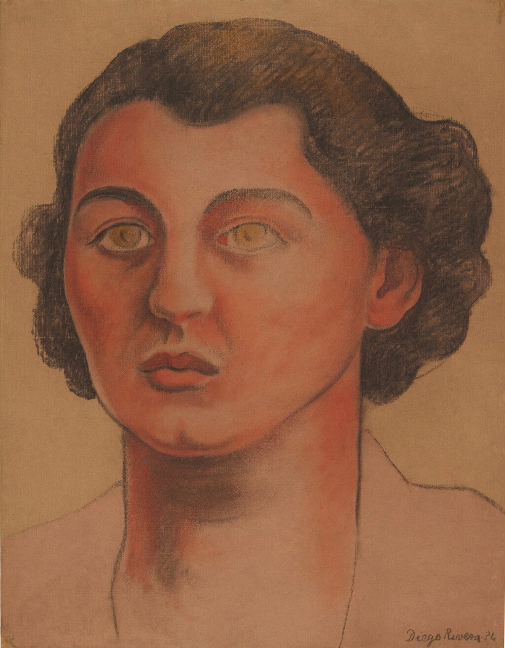 View full screen - View 1 of Lot 530. Retrato de Cristina Kahlo.
