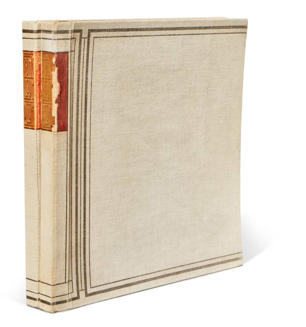 View full screen - View 1 of Lot 1357. H. Th. Wijdeveld, The Life-Work of the American Architect Frank Lloyd Wright, Santpoort, Netherlands, 1925, 2 volumes.