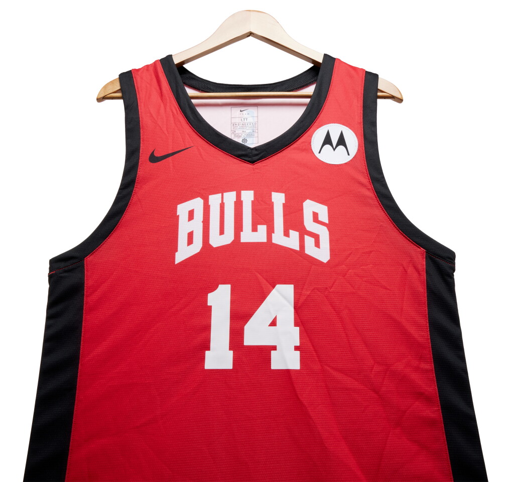 Voir en plein écran - Voir 1 du lot 32. Matas Buzelis Chicago Bulls 2024 NBA 2K25 Summer League Game Worn Jersey .