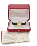 MINI SANTOS YELLOW GOLD WRISTWATCH (OROLOGIO DA POLSO IN ORO GIALLO) CIRCA 1991 | CARTIER, PARIS