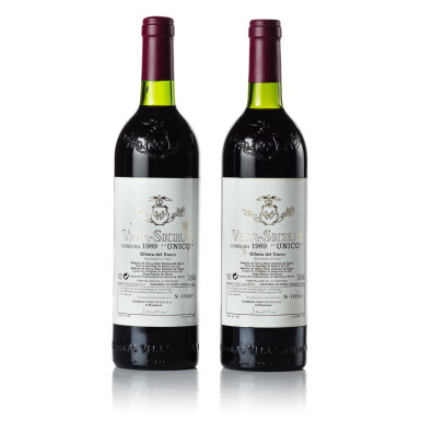View full screen - View 1 of Lot 356. Vega Sicilia 'Unico' 1989 (2 BT).