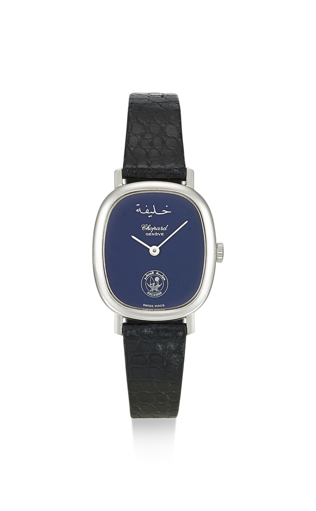 全萤幕检视 - 查看8026CHOPARD | A WHITE GOLD WRISTWATCH, MADE FOR THE STATE OF QATAR, CIRCA 1970的1