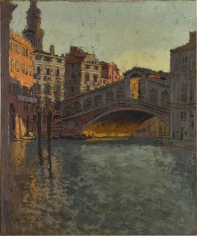 View full screen - View 1 of Lot 238. The Rialto Bridge, Venice.