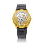 Star Wheel Automatic, Reference 25720 | A yellow gold semi-skeletonised wristwatch with satellite hour display, Circa 1995 | 愛彼 | Star Wheel Automatic 型號25720 | 黃金半鏤空腕錶,備衛星時刻顯示,約1995年製