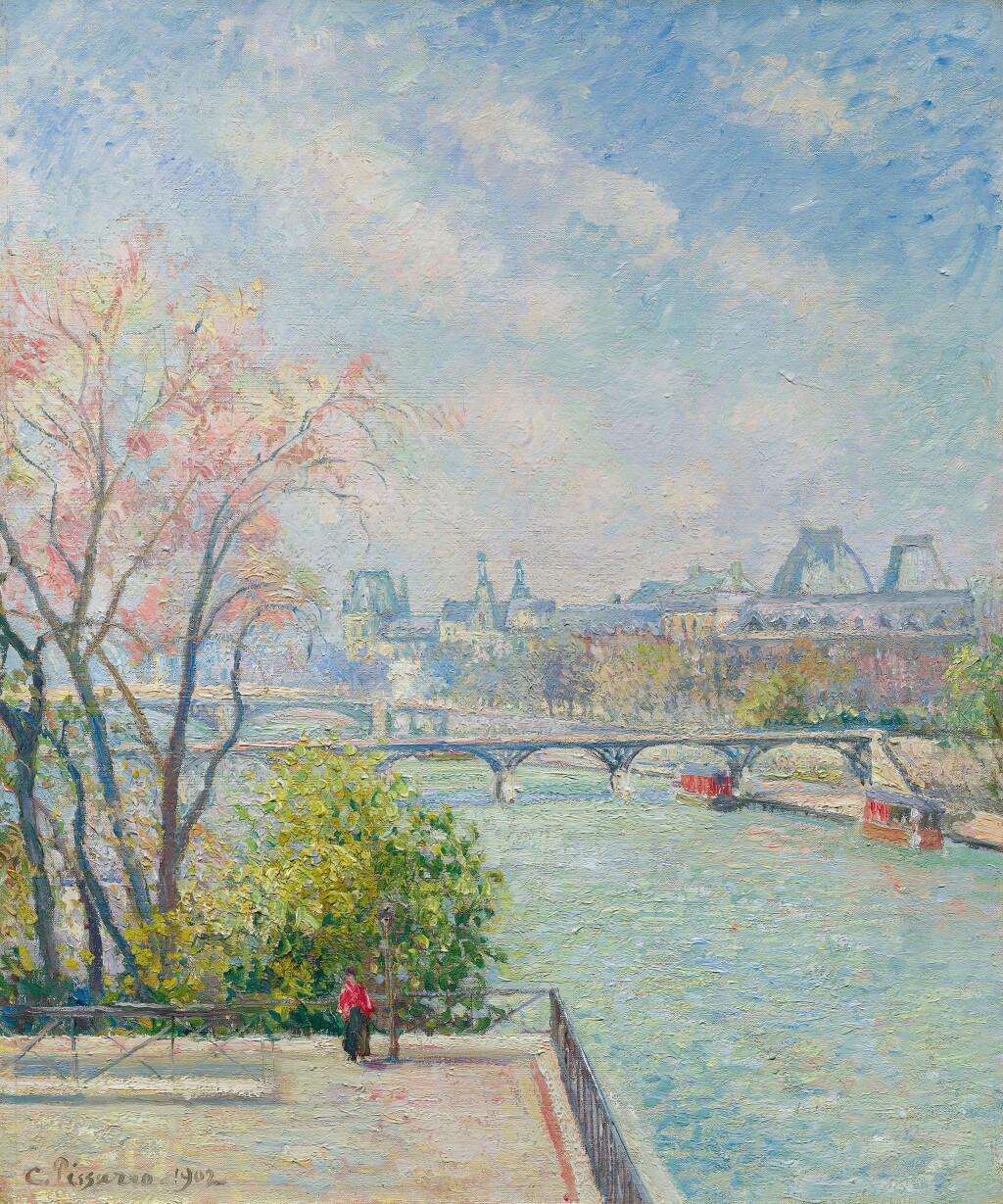 View full screen - View 1 of Lot 16. Le Louvre, matin, printemps.