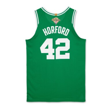 View full screen - View 1 of Lot 30. Al Horford Boston Celtics 2024-2025 Kia NBA Tip-Off Game Worn Icon Edition Jersey.