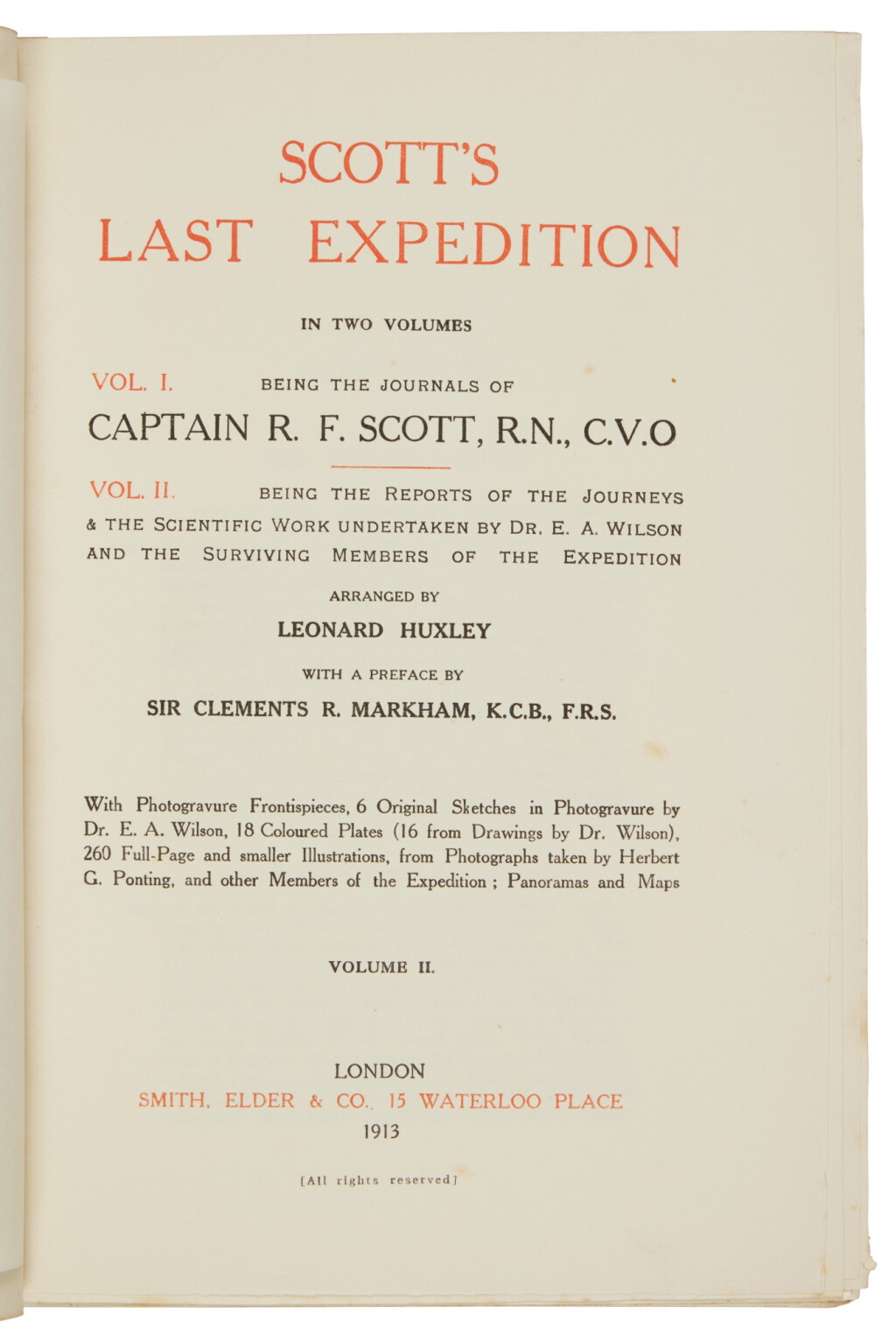 View full screen - View 1 of Lot 257. Scott, Captain Robert Falcon | Scott’s final journey into Antarctica.