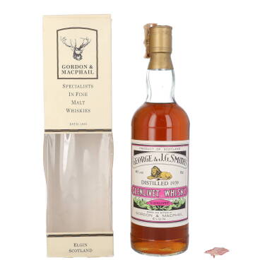 View full screen - View 1 of Lot 5257. Glenlivet Gordon & MacPhail George & JG Smith 40.0 abv 1939 (1BT75).
