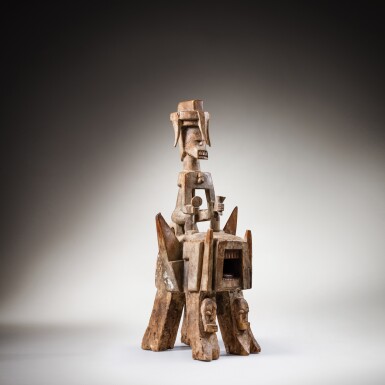 View full screen - View 1 of Lot 96. Autel iphri, Ijo, Nigeria | Iphri shrine, Ijo, Nigeria.