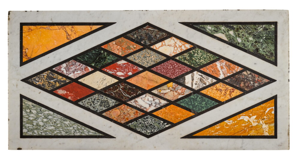 View full screen - View 1 of Lot 56. An Italian specimen marble small table top, 19th century.