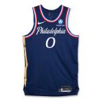 Tyrese Maxey Philadelphia 76ers 2025-2026 Game Worn City Edition Jersey | 44 Points