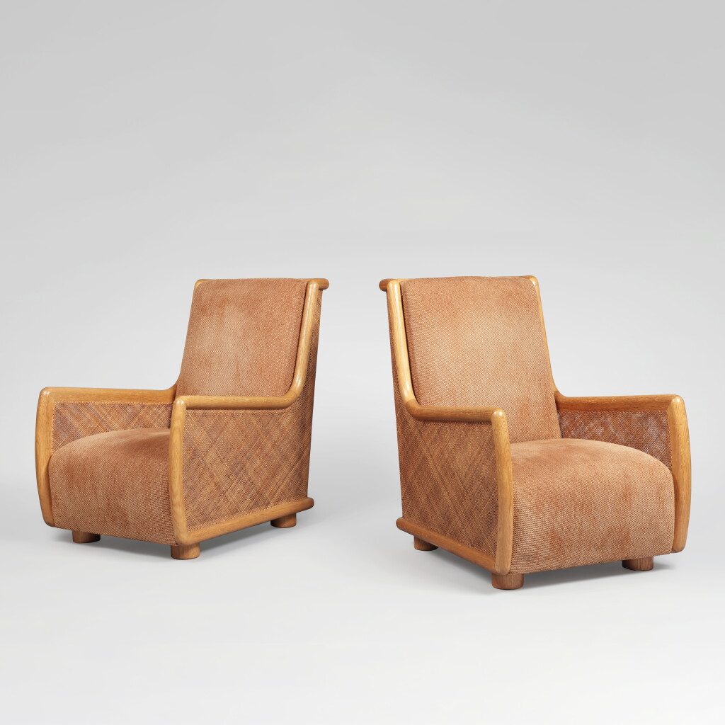 View full screen - View 1 of Lot 87. Pair of Armchairs.