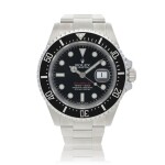 '50th Anniversary' Sea Dweller, Ref. 126600 Stainless steel wristwatch with date, helium escape valve, bracelet and retaining factory stickers Circa 2017