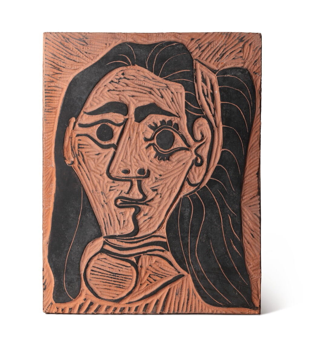 View full screen - View 1 of Lot 57. Femme aux cheveux flous (A. R. 520).