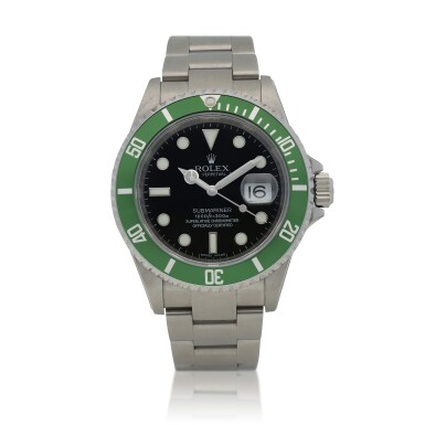 View full screen - View 1 of Lot 42. Submariner, Ref. 16610LV Stainless steel wristwatch with date and bracelet Circa 2009.