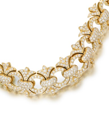 View full screen - View 1 of Lot 520. Bracelet diamants | Diamond bracelet.