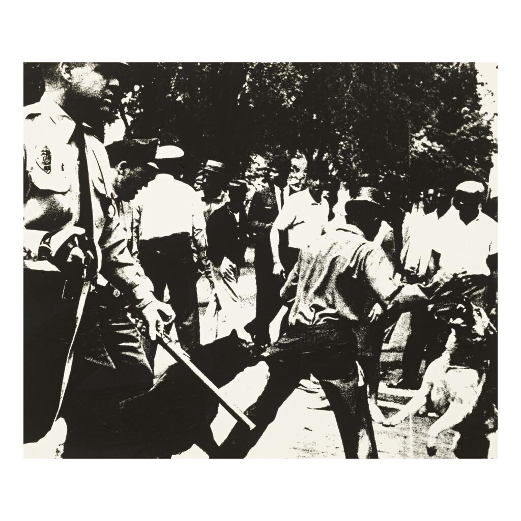 View full screen - View 1 of Lot 272. ANDY WARHOL | BIRMINGHAM RACE RIOT (F. & S. II.3).