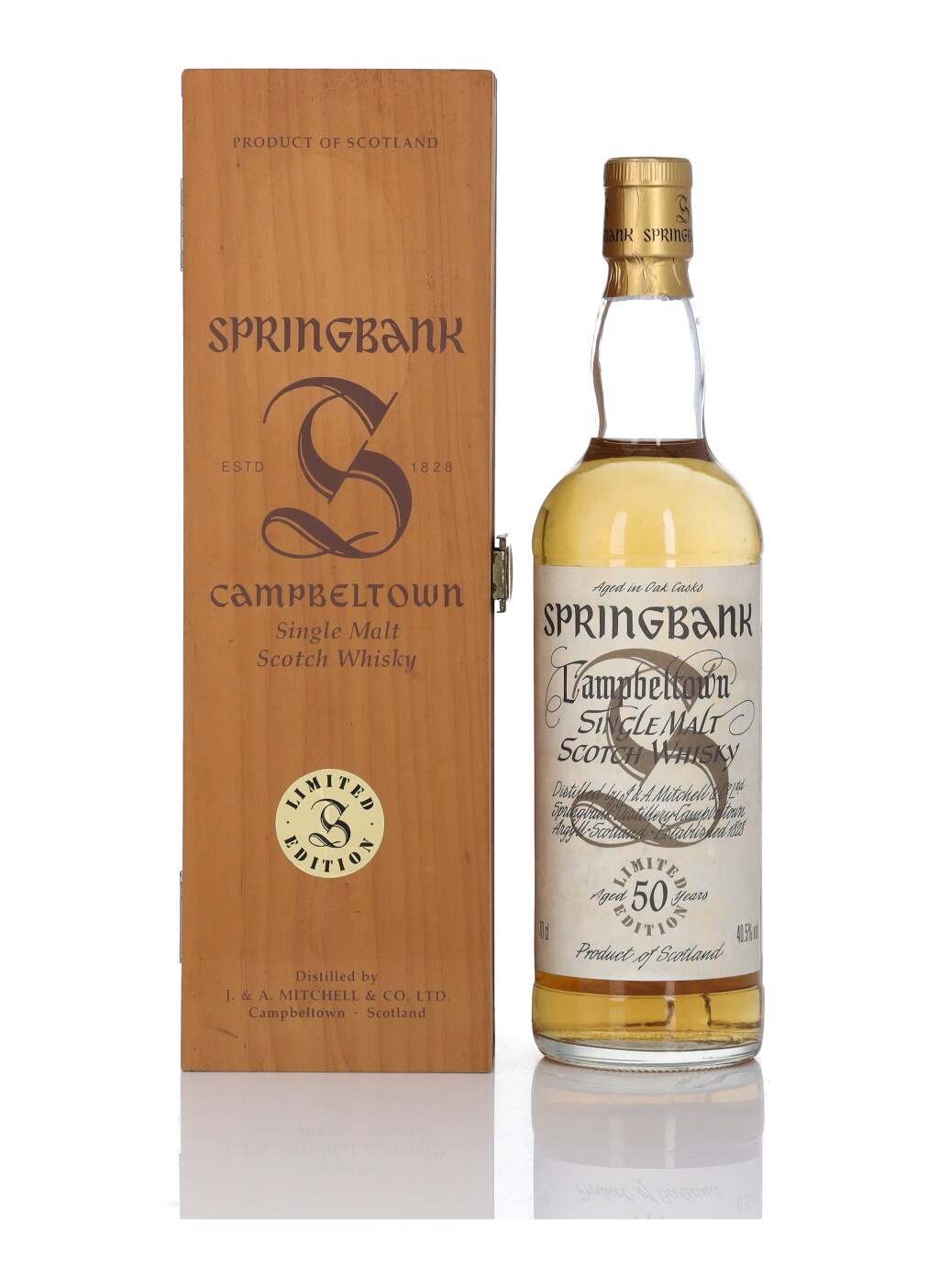 View full screen - View 1 of Lot 37. Springbank Millennium Collection 50 Year Old 40.5 abv NV (1 BT 70cl).