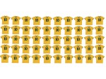 Lot Of (50) Pele Signed Brazil CBD Jersey's (Beckett)