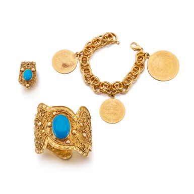 View full screen - View 1 of Lot 136. Demi-parure or | Gold demi-parure.