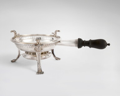 View full screen - View 1 of Lot 565. A Louis XV Silver Brazier, Pierre Tiron, Lille, 1721-23.