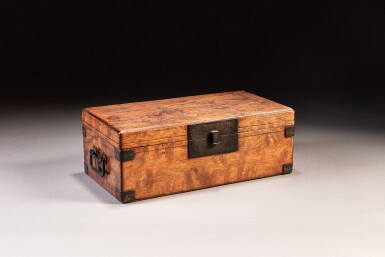 View full screen - View 1 of Lot 43. A large 'huanghuali' box, Qing dynasty, 18th century.